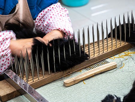 Hackling Virgin Hair