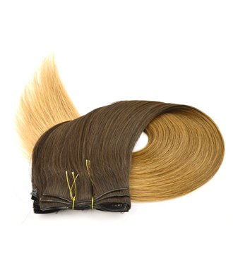 Hand-tied Skin Clip In