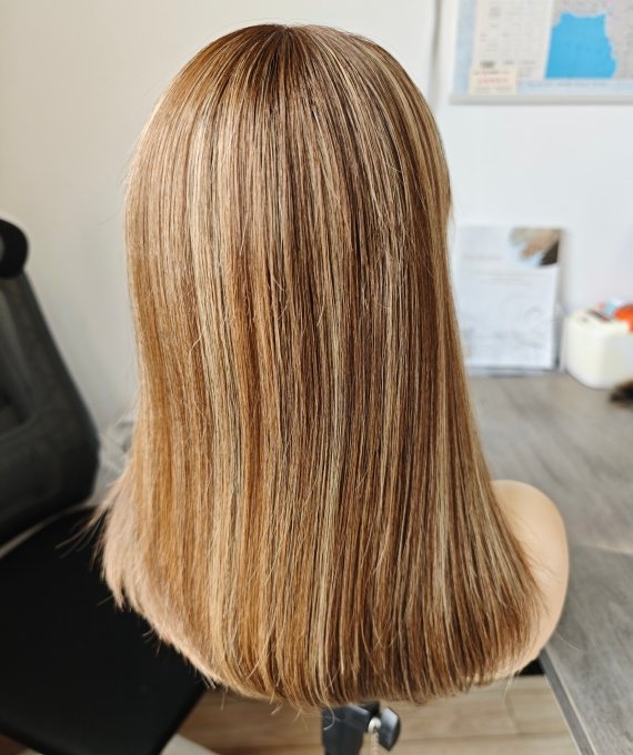 Lace top wigs for women with hairloss and alopecia 