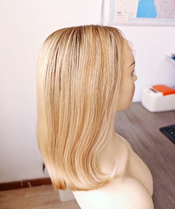 Luxury wigs European hair Lace top wigs