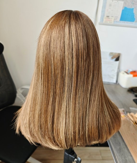 European hair wigs with lace top for alopecia and hairloss solution